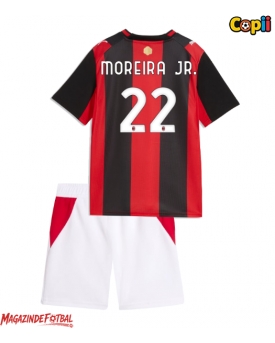 AC Milan Diego Moreira #22 Echipament de Fotbal Replică 2026-27 Copii Acasa (+ Șorturi)